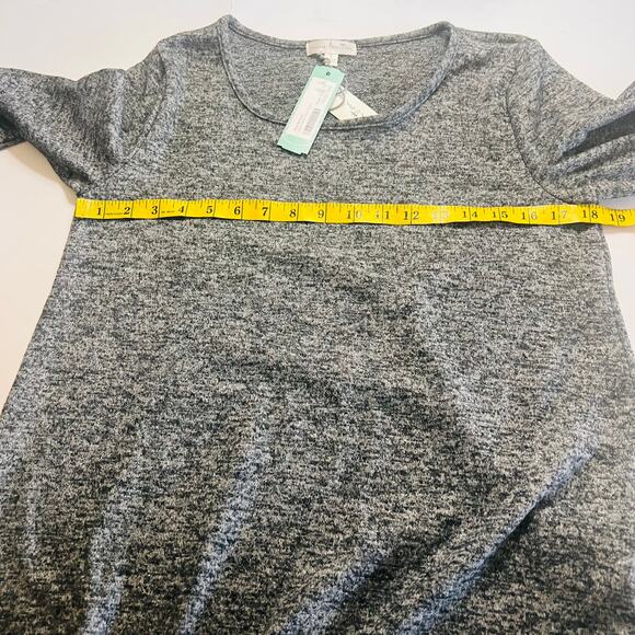 Nine Britton Stitch Fix Siona Hacci Maternity Gray A Line Tunic Dress Large NWT - Picture 7 of 9